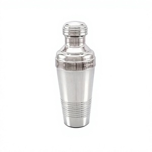 Ensemble de shaker à cocktails moderne en acier inoxydable réutilisable de haute qualité, capacité de 500 ml, outil de mélange de boissons professionnel, bar à domicile - Product Image 1