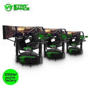 Trong nhà sản phẩm giải trí 3 màn hình 3 doof chuyển động 4D xe chơi game ghế đua mô phỏng 3 + 1 trục đua mô phỏng VR sao không gian - Product Image 3