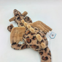 Boneka Jelly Cat Bestseller di Inggris, Boneka Naga Baru Jc dengan Motif Leopard Pink, Boneka Lembut dan Menyenangkan
