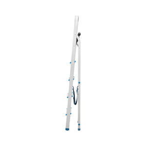 Échelle en aluminium pliable à 5 marches avec plateforme supérieure, usage industriel et domestique - Product Image 4