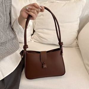 Simple Design Shoulder <b>Crossbody</b> <b>Bag</b> with Metal Clasp for Women - Product Image 6