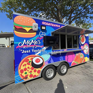 Chariot mobile durable pour hot-dogs avec fenêtre de concession, cuisine complète, camion-remorque pour aliments et café, boulangerie - Product Image 4