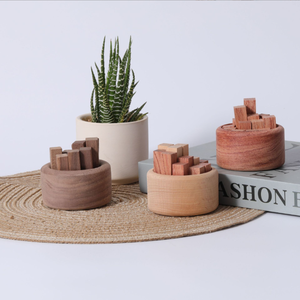 Diffusore personalizzato di olio essenziale aromaterapia in legno profumato catasta di legna per casa ufficio auto guardaroba sala Yoga - Product Image 6