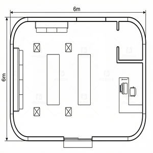 Iparwa - <span class=keywords><strong>Tienda</strong></span> Modular Metálica Prefabricada Tipo Pop-up, <span class=keywords><strong>Tienda</strong></span> Inteligente con IA - Product Image 4