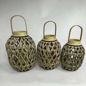 ตกแต่งด้วยหลอดเชิงเทียนโคมไฟไม้ - Product Image 2