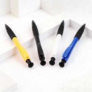 Stylos à bille promotionnels en plastique pour le sport, vente en gros, stylos fins pour signature avec logo personnalisé pour la promotion publicitaire d'entreprise - Product Image 5