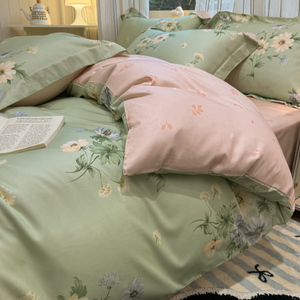 Nhà Máy Bán Buôn Hiện Đại Vua Kích Thước 100% Bông Bộ Đồ Giường Đặt In Mô Hình Chăn Và Tấm Ga Trải Giường Cho Mùa Thu Mùa Trải Giường - Product Image 5