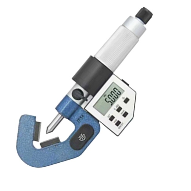 Outer-diameter Micrometer Measuring Tool Electronic Digital Display Three-groove Micrometer V-type
