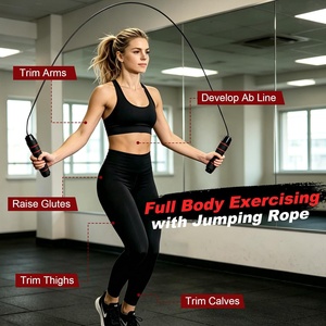 Kit de roues abdominales avec bandes de résistance, tapis de genou, corde à sauter, barre de pompes, équipement de gym à domicile pour la force et les <span class=keywords><strong>exercices</strong></span> abdominaux - Product Image 5