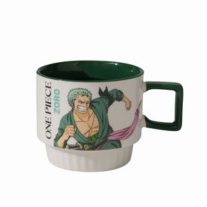 <span class=keywords><strong>Tasse</strong></span> à café en céramique empilable One Piece, motif dessin animé, pour la maison, avec personnages Luffy, Zoro, Nami, Chopper – Idée cadeau - Product Image 6