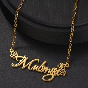 <span class=keywords><strong>Collier</strong></span> tendance en acier inoxydable avec diamants pour femmes, cadeau idéal pour meilleures amies, vente en gros - Product Image 4