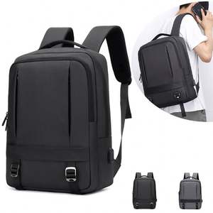 Sac à dos pour ordinateur portable de 15,6 pouces, étanche, avec port USB, vente en gros, sac à dos de voyage pour hommes, sac à dos d'école personnalisé - Product Image 1