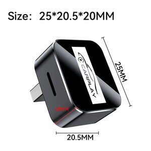 Gunmetal Gray 2 in 1 USB Wireless Carplay Android Auto Carplay Dongle USB Port Carplay <b>Adapter</b> for IOS Android System - Product Image 6