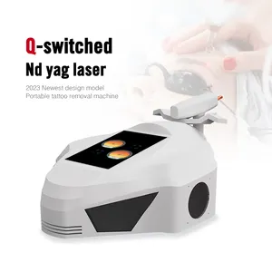 Máquina de depilación láser FZZ, DF-LASER eliminación de tatuajes, pigmentos portátiles q conmutados, 1064nm, 532nm, 1320nm, nd yag, novedad