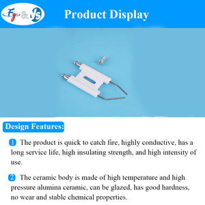 Gran oferta, electrodo de encendido de cerámica de alúmina tipo H para quemador de <span class=keywords><strong>Gas</strong></span>, quemador de <span class=keywords><strong>Gas</strong></span>, encendido de enchufe de cerámica - Product Image 6