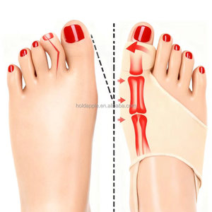 Correcteur d'oignon et manchon de soulagement de la douleur d'oignon avec coussin en Gel pour gros orteil lisseur Hallux Valgus marteau orteil HA00696 + - Product Image 4