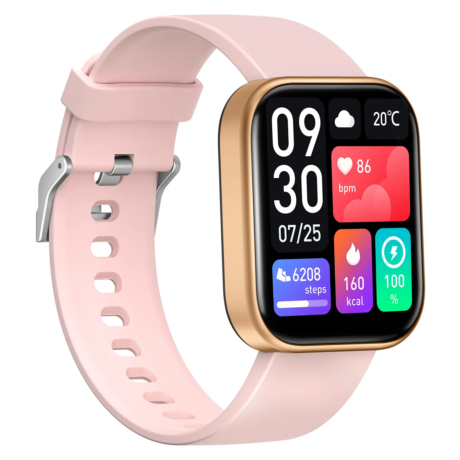 Hot Sale Gesundheit Smartwatch HD-Bildschirm Bluetooth-Anruf Reloj Inteli gente 100 Sport modi Fitness-Tracker SmartWatch Für Android IOS