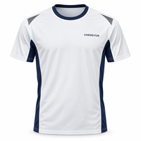 T-shirt personnalisé unisexe léger à col rond, respirant et anti-humidité, à manches courtes, pour le pickleball, vêtements de performance pour équipes et clubs