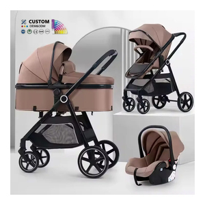 Poussette 3 en 1, siège auto pour bébé et poussette, système de voyage 3 en 1 avec siège auto - Product Image 1