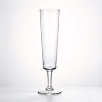 Verre à pied long transparent pour flûte à vin mousseux, idéal pour mariage, fête, événement, vaisselle de table – Vente en gros