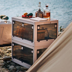 Bacs <span class=keywords><strong>de</strong></span> <span class=keywords><strong>rangement</strong></span> pliants mobiles d'intérieur et d'<span class=keywords><strong>extérieur</strong></span> bon marché en gros Organisateur <span class=keywords><strong>de</strong></span> boîtes d'organisation <span class=keywords><strong>de</strong></span> stockage empilable Organisateur pour le camping - Product Image 4