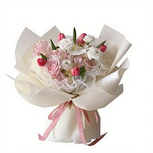 Emballage floral écologique imperméable pour la Saint-Valentin, nouvelle arrivée, papier d'emballage pour fleurs en PVC double couche opaque épaissi - Product Image 1