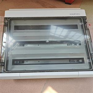 Boîtier de disjoncteur Hensel KV 8354, montage sur rail DIN, boîtier de fusible industriel en acier, neuf et original - Product Image 1