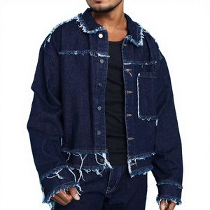 แจ็คเก็ตยีนส์ผู้ชายแบบสั่งทำขายส่งปี 2026 ผ้าเดนิมยืดได้ ระบายอากาศดี ซับในผ้าฝ้าย ดีไซน์เรียบง่ายสำหรับฤดูหนาว ปิดด้วยกระดุม - Product Image 2