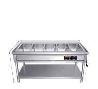 Fabrieks prijs hotel restaurant bain-marie elektrische verwarming voor school & universiteit keuken