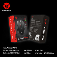 FANTECH WG10 Grosir Mouse Nirkabel 2.4GHz 6 Tombol Mouse Gamer DPI Dapat Disesuaikan Mouse Gaming Optik untuk Laptop PC