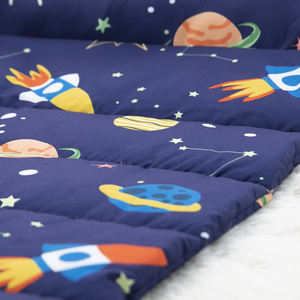 IVYカスタム印刷折りたたみソフト寝具セット幼児用枕と毛布付き子供用就学前仮眠マットデイケア用 - Product Image 4