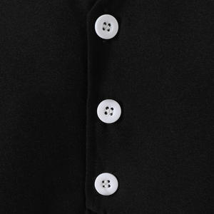 Conjunto de Ropa Casual de Verano para Niñas, 3 Piezas, Traje para Fiesta de Cumpleaños con Top Negro sin Mangas y Falda Corta con Estampado Moderno para Niñas - Product Image 5