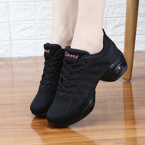 Chaussures <span class=keywords><strong>de</strong></span> <span class=keywords><strong>danse</strong></span> <span class=keywords><strong>hip</strong></span>-<span class=keywords><strong>hop</strong></span> et jazz pour femmes, baskets sportives modernes avec ventilation en mesh, respirantes, chaussures <span class=keywords><strong>de</strong></span> sport pour femmes - Product Image 4