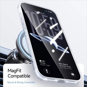 <span class=keywords><strong>Funda</strong></span> Transparente Clásica para <span class=keywords><strong>iPhone</strong></span> 18 <span class=keywords><strong>Pro</strong></span> Max, 17 Air, 17 <span class=keywords><strong>Pro</strong></span>, 16, Carga Inalámbrica Magnética, Antigolpes, Carcasa Trasera - Product Image 6