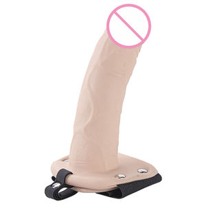Tragbarer Penis riemen auf hohlem Dildo Soft Matt PU Hochwertiger Nylon Dildo PVC Harness Gürtel Sexspielzeug für Frauen - Product Image 1