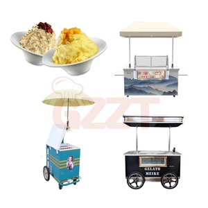 Carrito de helado <span class=keywords><strong>para</strong></span> remolque, <span class=keywords><strong>camión</strong></span> de comida móvil, comercial, Mini tienda, coche, helado italiano, congelador, gran oferta - Product Image 5