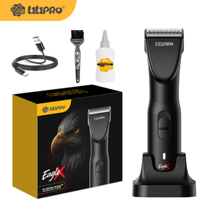 LILIPRO EagleX <strong>Professional</strong> Electric A5 Pet Hair Grooming <strong>Clipper</strong> Quiet Cordless <strong>Dog</strong> Trimmer Kit For Up To 6 <strong>Dogs</strong> On One Charge - Product Image 1