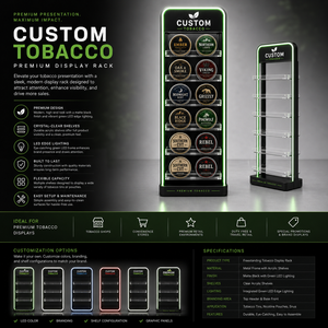 Expositor de Acrílico Luminoso de 3 Niveles, Ecológico y Personalizado, para Bolsas de Snus, para Tiendas de Tabaco, Venta <span class=keywords><strong>al</strong></span> <span class=keywords><strong>Por</strong></span> <span class=keywords><strong>Mayor</strong></span> - Product Image 3