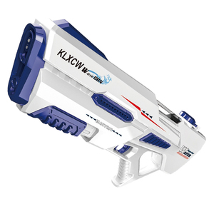 2024 nuovo prodotto pistola ad acqua elettrica giocattolo ad alta pressione a batteria automatico ad assorbimento di acqua vera arma da fuoco ragazzi metallo morbido - Product Image 3