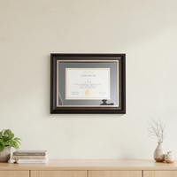 Cadre photo mural élégant, porte-certificat, vitrine, décoration de bureau et de maison, cadres photo de différentes tailles