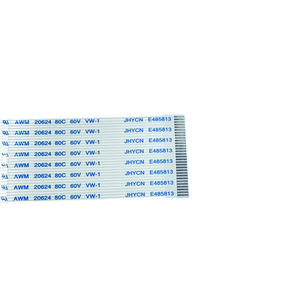 Isolation PET flexible E485813 AWM 20624 80C 60V Vw-1 1.0mm pas 30pin 70mm longueur câble plat FFC pour faisceau <span class=keywords><strong>de</strong></span> câbles Asse,bly - Product Image 1