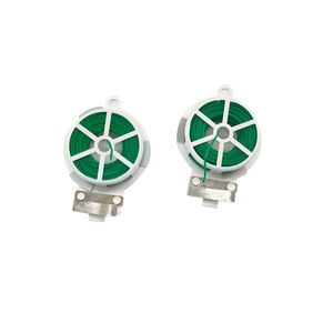 Câble en plastique torsadé réutilisable OEM DIY <span class=keywords><strong>pour</strong></span> jardin, revêtement PVC vert, <span class=keywords><strong>pour</strong></span> greffage de légumes, fixation de plantes grimpantes - Product Image 1