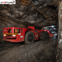 Chargeur souterrain électrique Kapuro TC-410E 4m³ pour l'exploitation minière avec moteur allemand VEM 110kW et transmission DANA