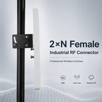 Antena de Panel Direccional MIMO de 2.4GHz 2x15dBi para Exteriores, Antena de Puente Inalámbrico WLAN