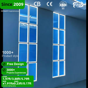 <span class=keywords><strong>Plafond</strong></span> de toit ouvrant virtuel <span class=keywords><strong>ciel</strong></span> bleu simulé, LED SMD2835 haute luminosité 6000K, IP54, intelligent, pour bureau et maison, lumière bleue artificielle - Product Image 1