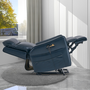 Poltrona Reclinabile Elettrica Alzapersona CJSmart Home Moderna Zero Gravity in Pelle con Sollevamento Verticale per Assistenza Anziani - Product Image 1