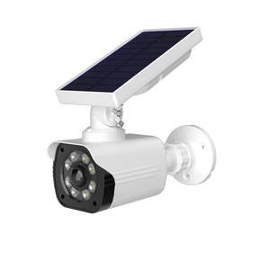 Luce solare della parete del corpo umano sensore telecamera di sorveglianza fittizia per il giardino di protezione di sicurezza faretto luce della macchina fotografica - Product Image 5