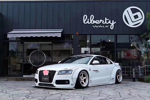 Nuovo Kit Carrozzeria Sostitutivo per Audi <span class=keywords><strong>A5</strong></span> S5 Coupé <span class=keywords><strong>Cabrio</strong></span> 2012-2024 con Spoiler Anteriore Largo, Diffusore Posteriore e Paraurti - Product Image 3