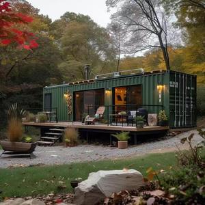 Casa Contenedor de 2 Dormitorios en Venta, Completamente Equipada, Cabaña Prefabricada de Acero de 40 pies con Cocina y Baño para Vivienda o Negocio de <span class=keywords><strong>Alquiler</strong></span> - Product Image 1