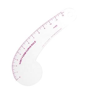 Kearing French Curve Sisa de plástico flexible Diseño de sastre <span class=keywords><strong>Regla</strong></span> de <span class=keywords><strong>curva</strong></span> <span class=keywords><strong>francesa</strong></span> 12 ''Forma variable <span class=keywords><strong>Regla</strong></span> curvada #6112 - Product Image 5